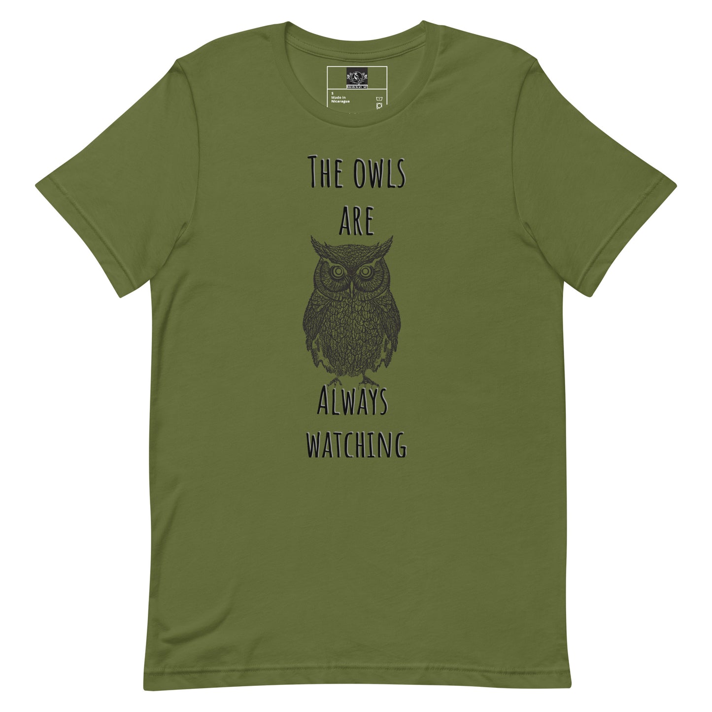 Owls Are Always Watching Unisex t-shirt