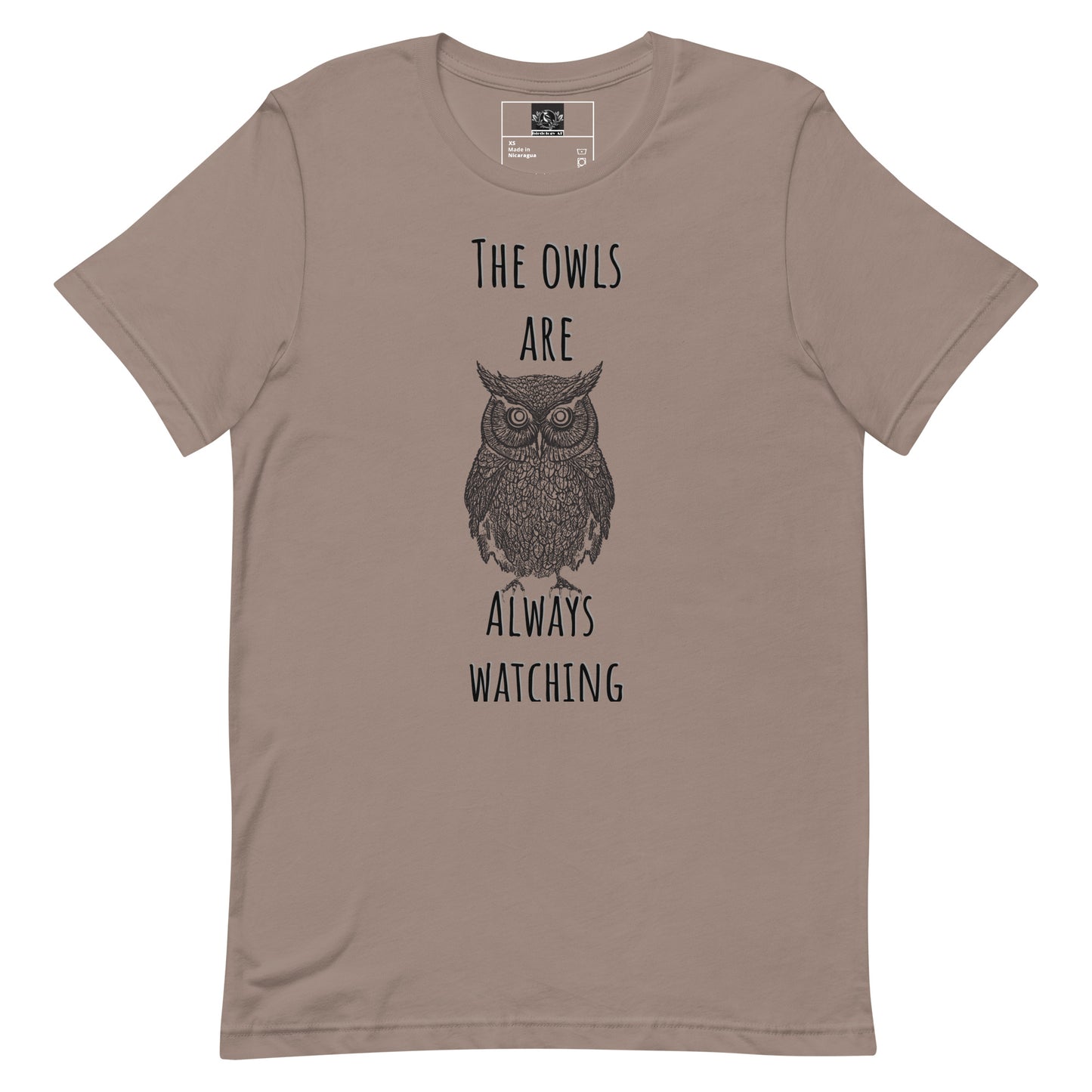 Owls Are Always Watching Unisex t-shirt