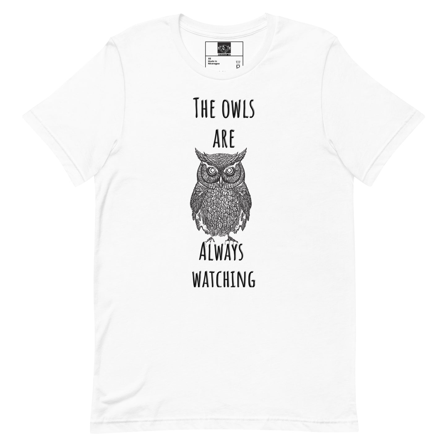 Owls Are Always Watching Unisex t-shirt