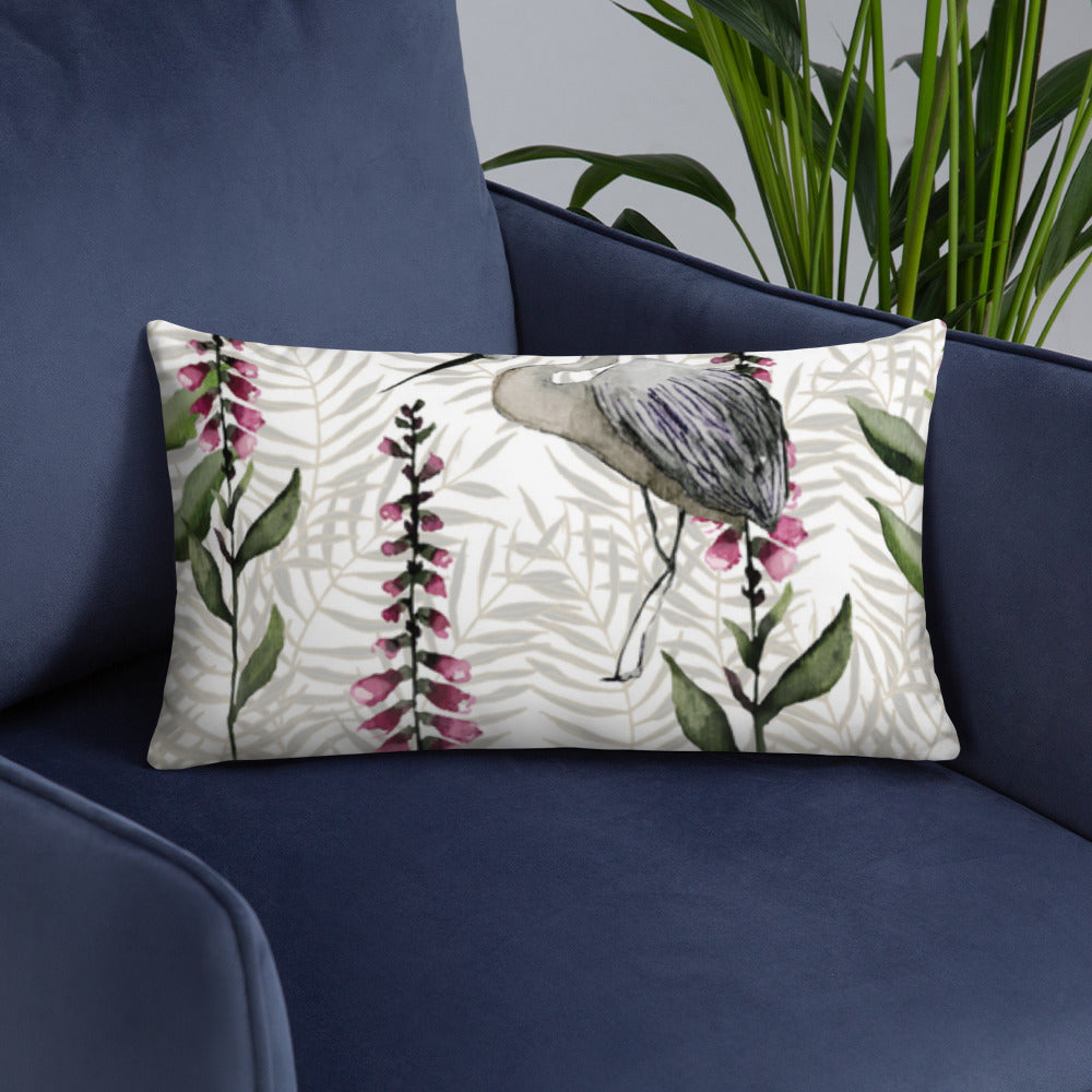 Stork bird Pillow