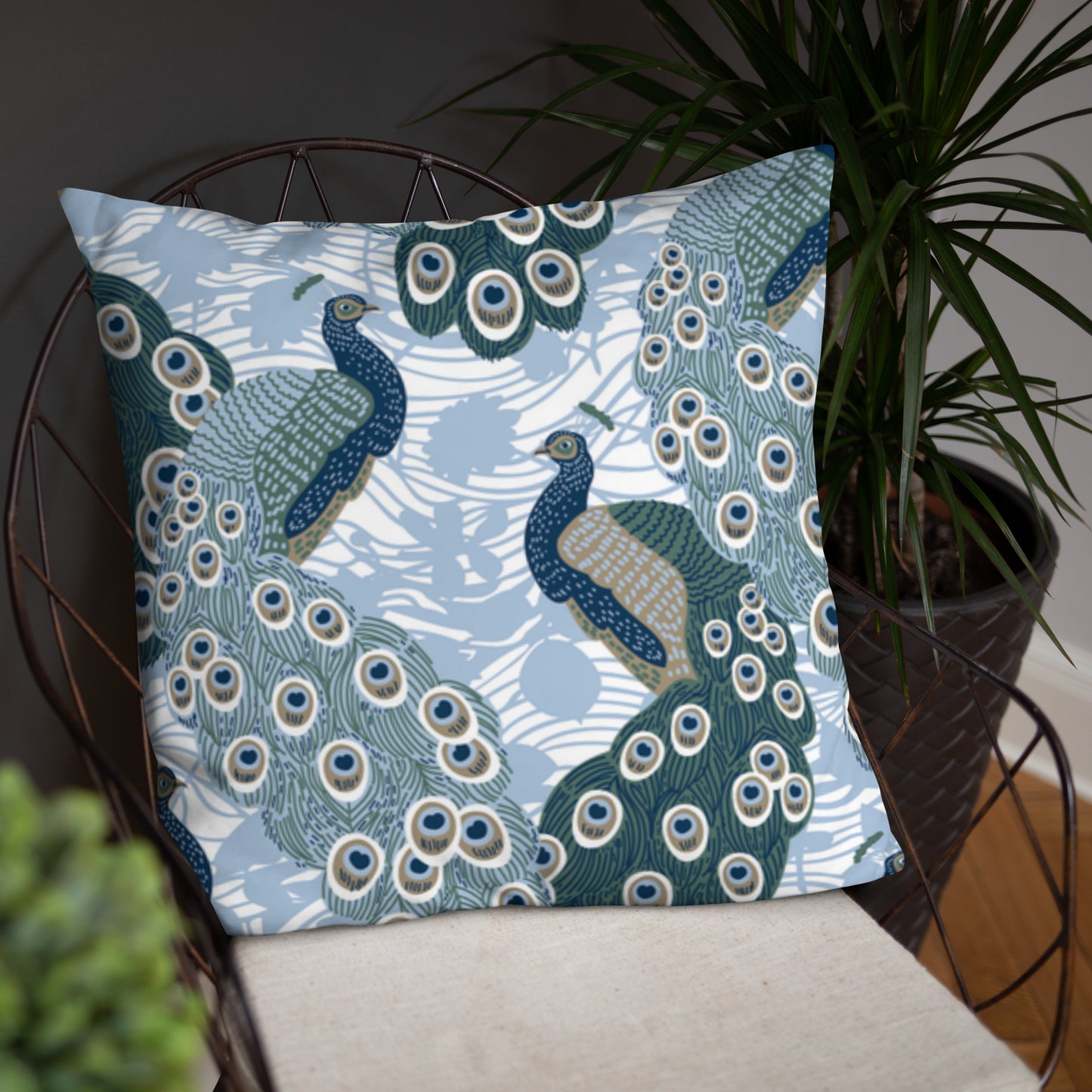 Peacock Pillow