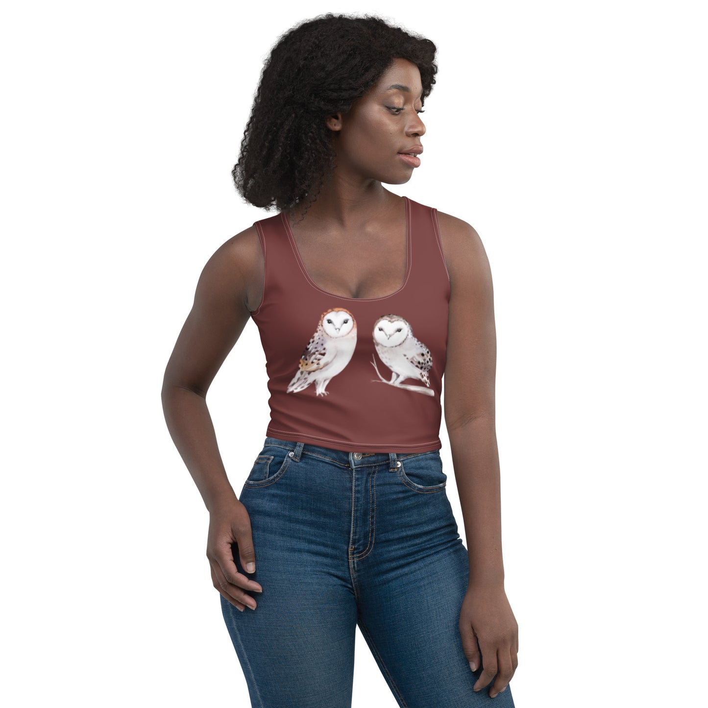 Owl Crop Top