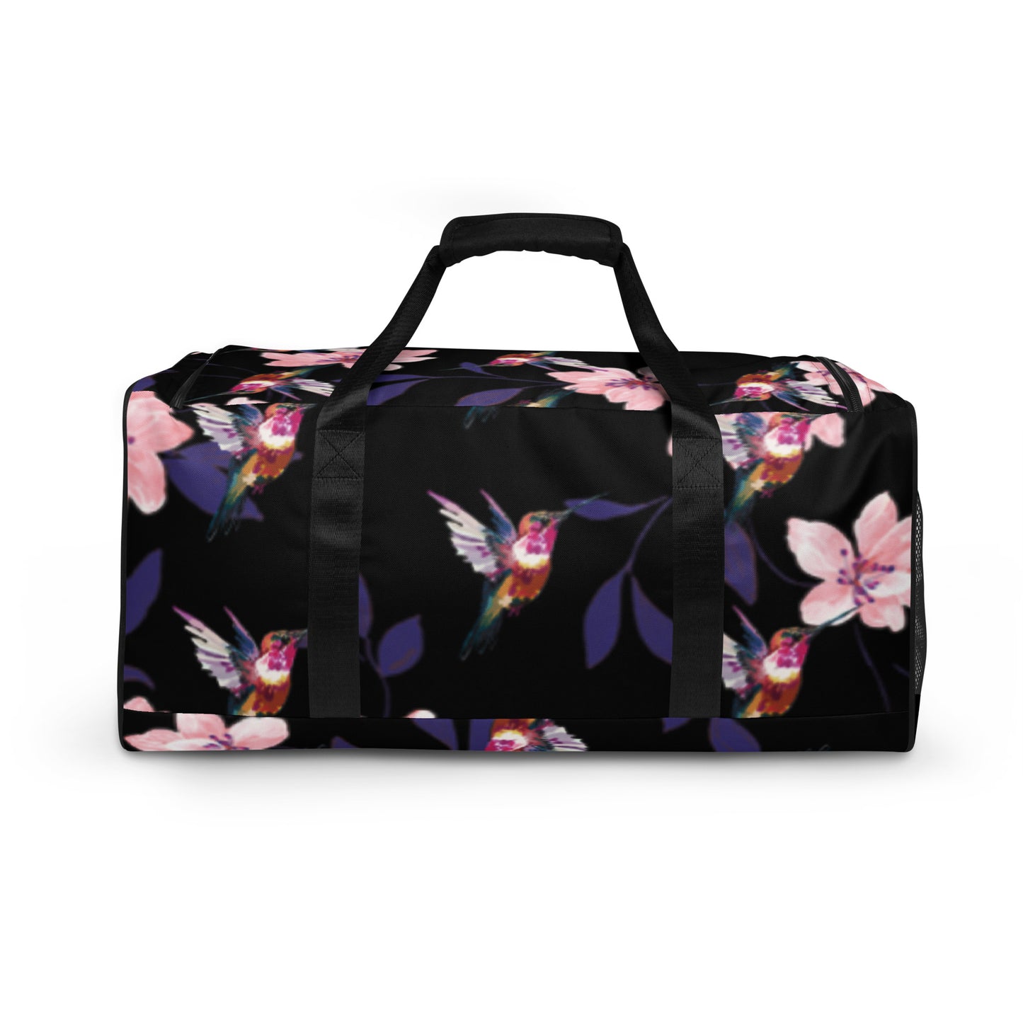 Hummingbird Floral Print Duffle bag