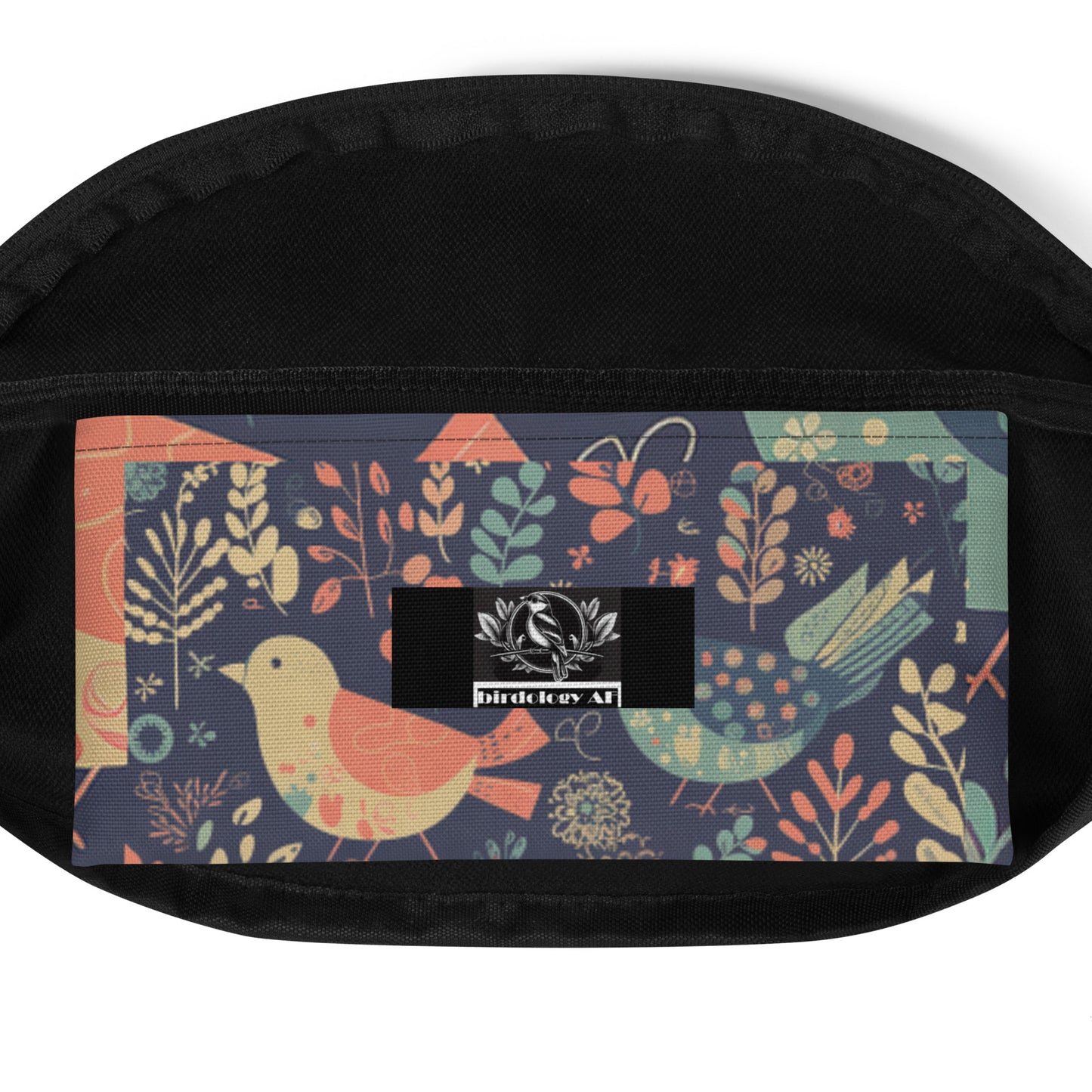 Colorful Birds And Floral Design Fanny Pack