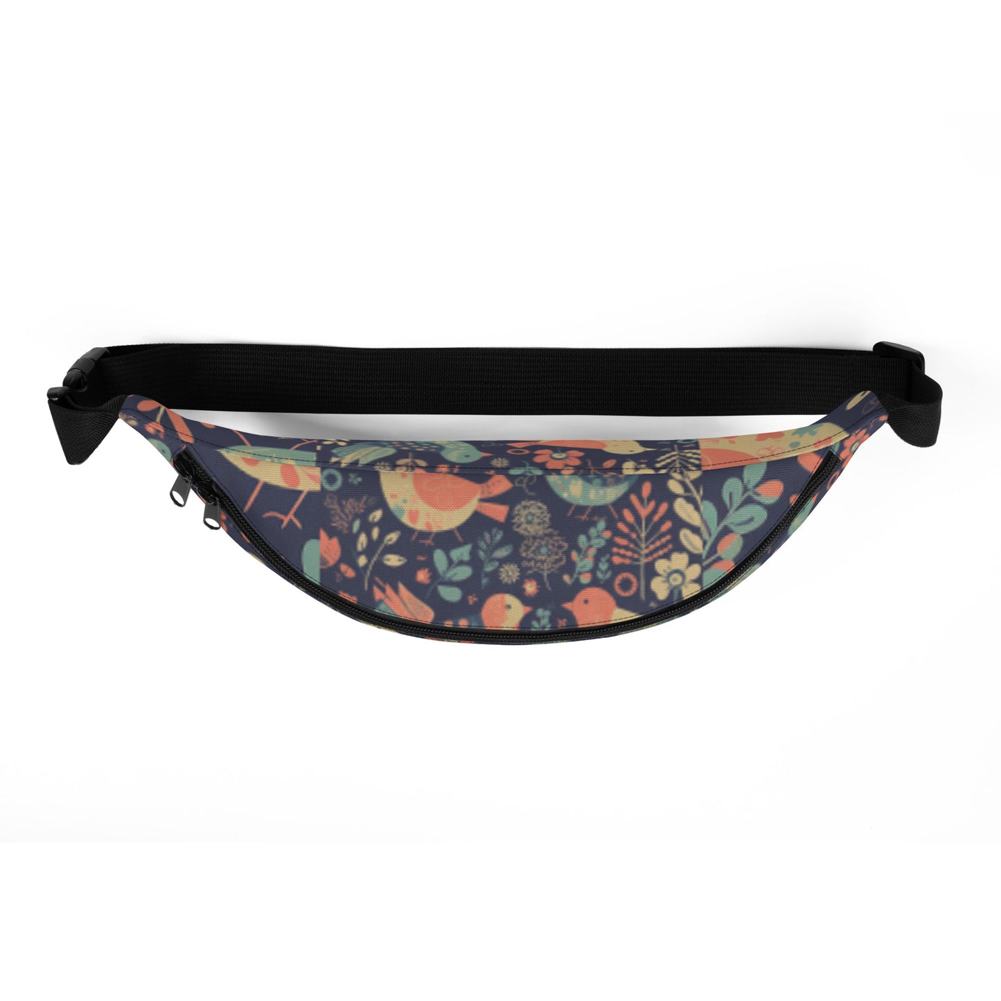 Colorful Birds And Floral Design Fanny Pack