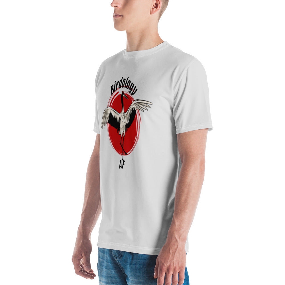 Men's  Crane bird t-shirt