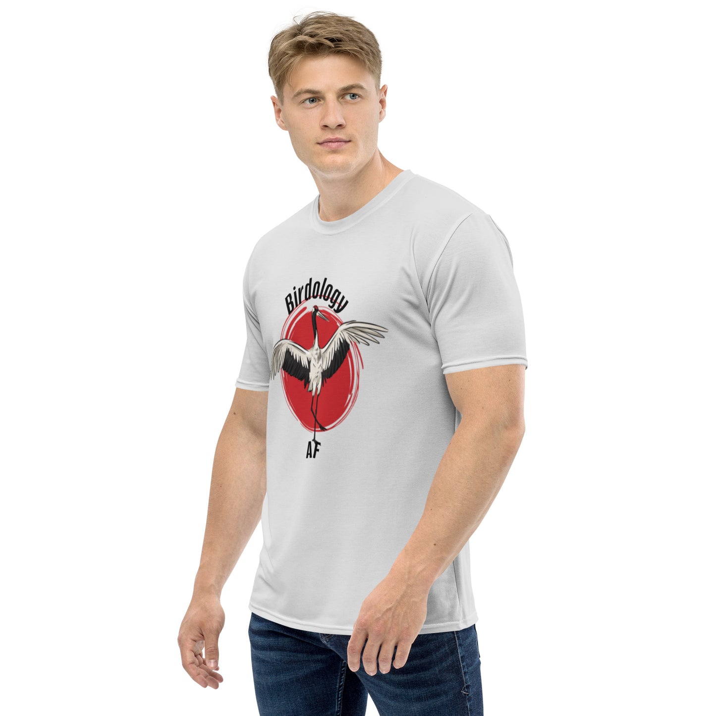 Men's  Crane bird t-shirt