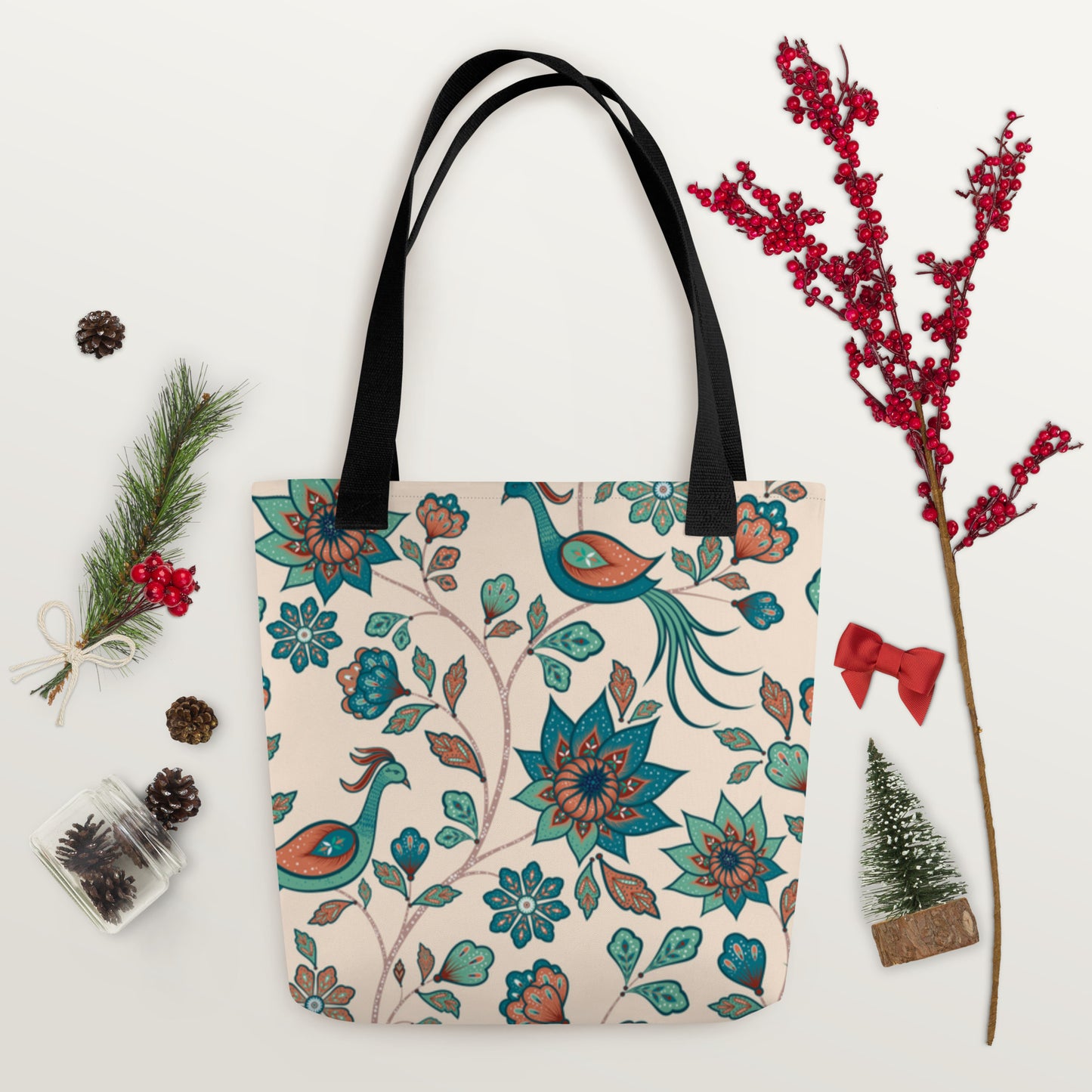 Colorful Bird Tote Bag