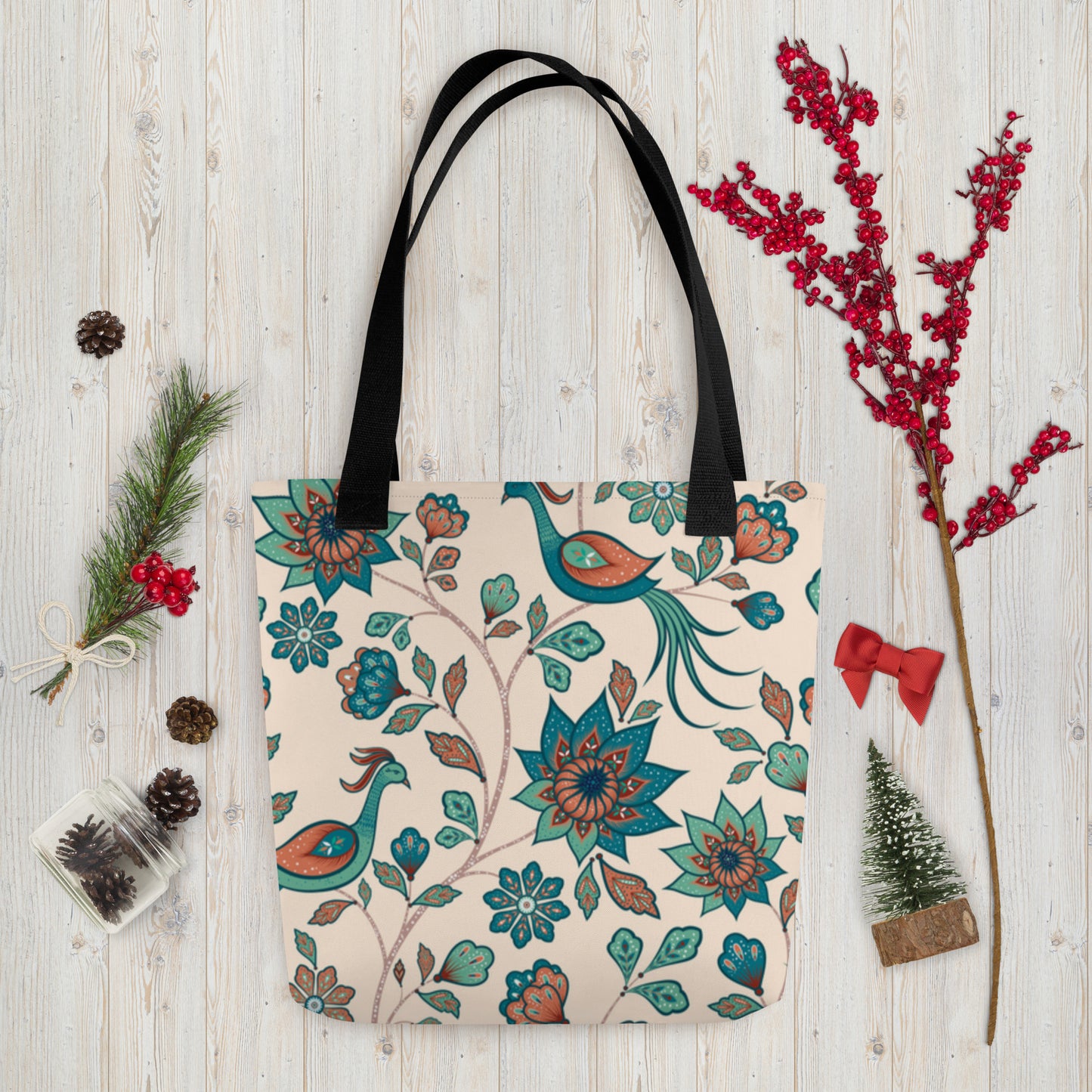 Colorful Bird Tote Bag