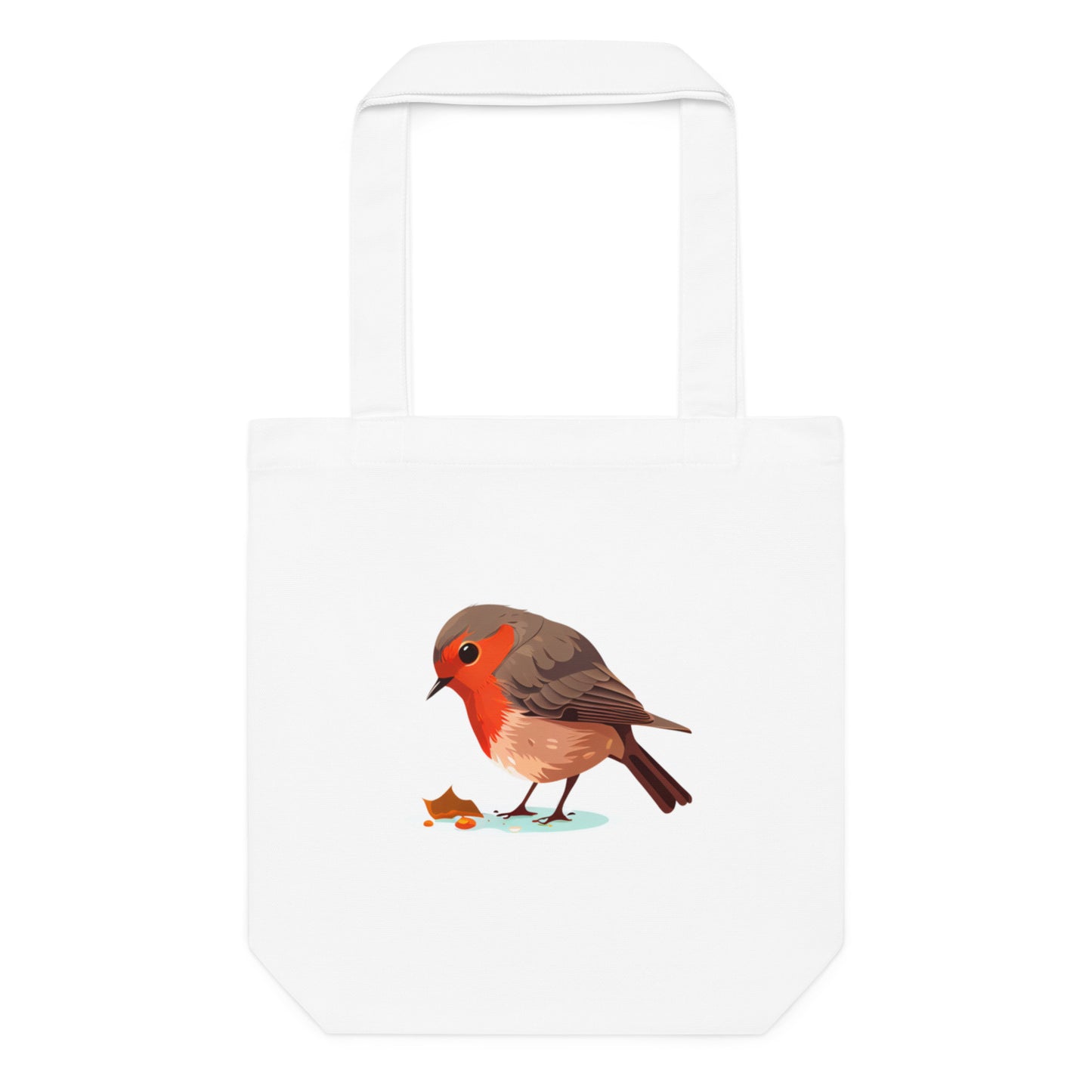 Red Robin Birdwatcher Cotton tote bag