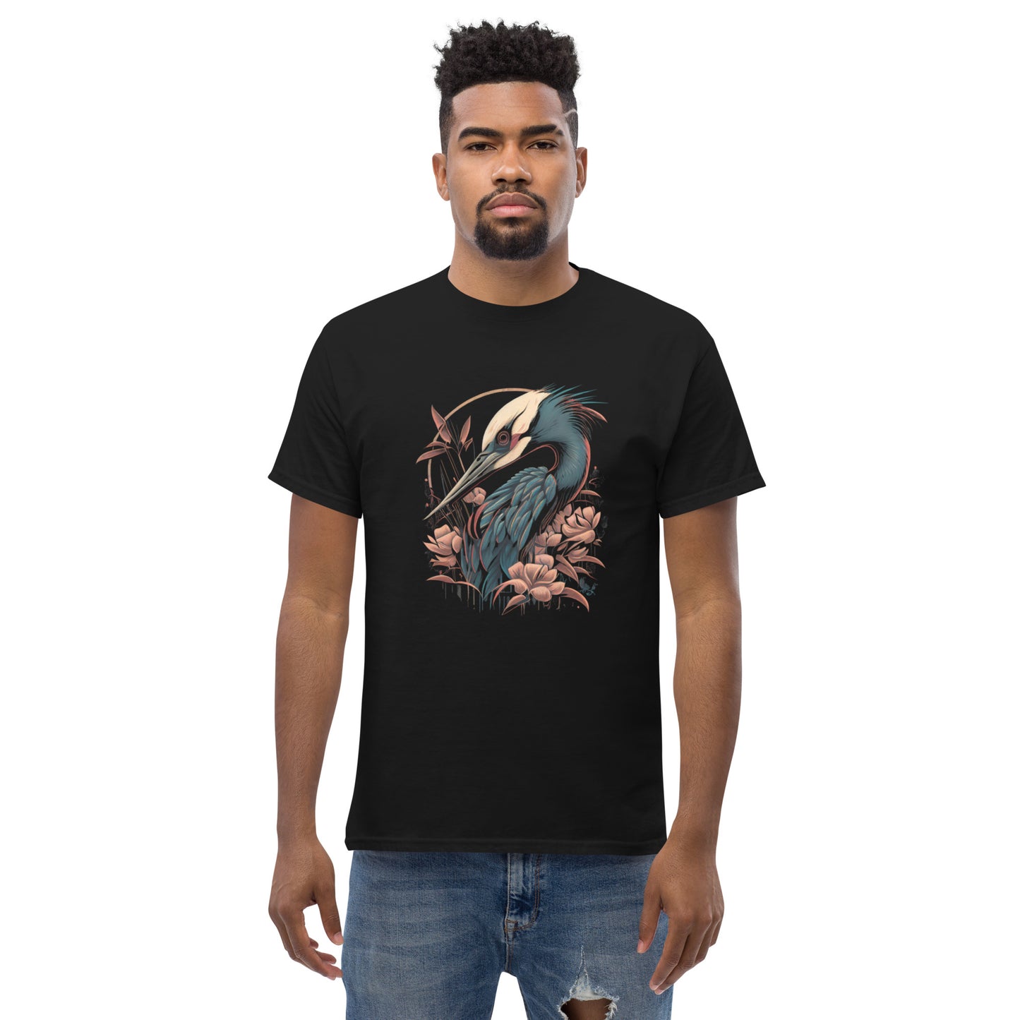 Cool Crane Bird Men's classic tee