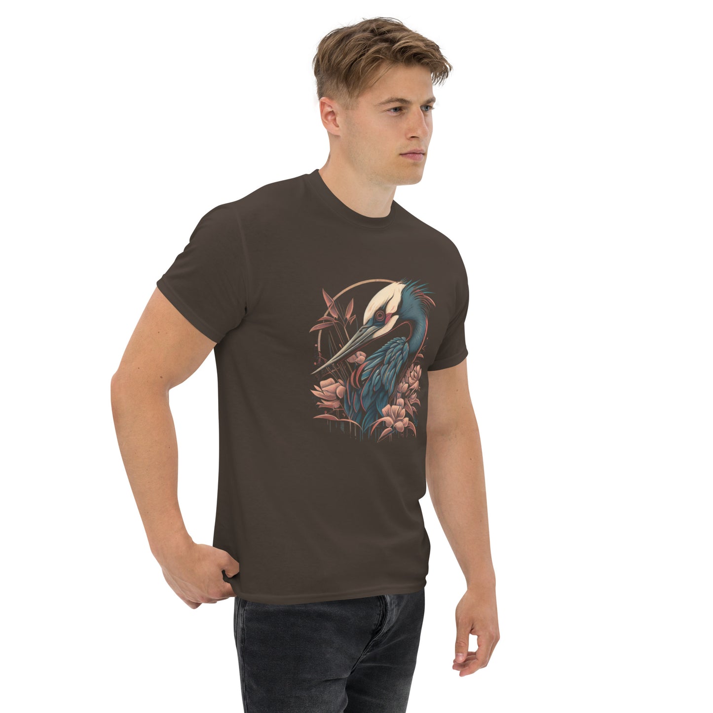 Cool Crane Bird Men's classic tee