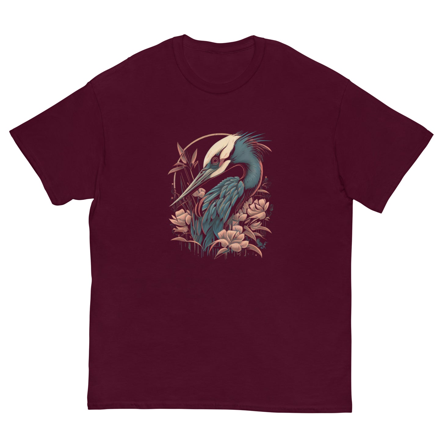 Cool Crane Bird Men's classic tee