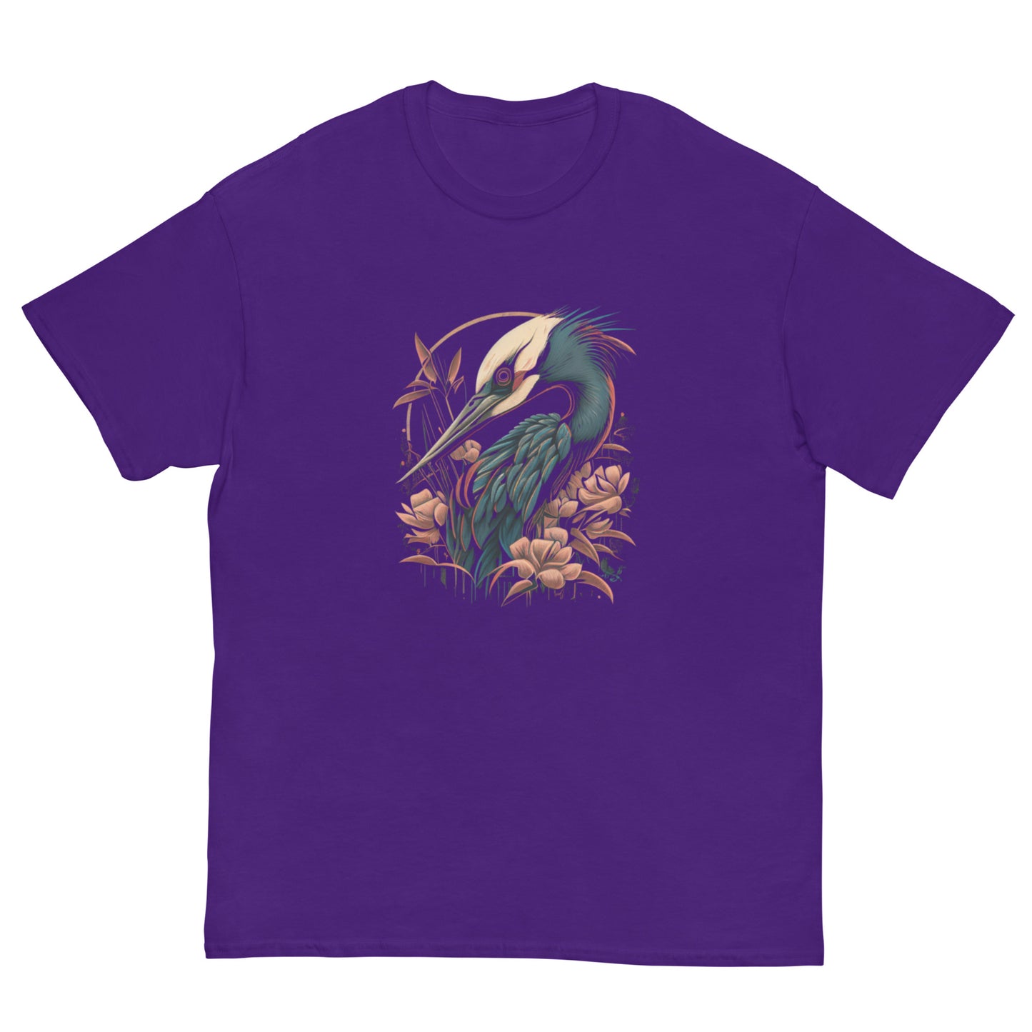 Cool Crane Bird Men's classic tee