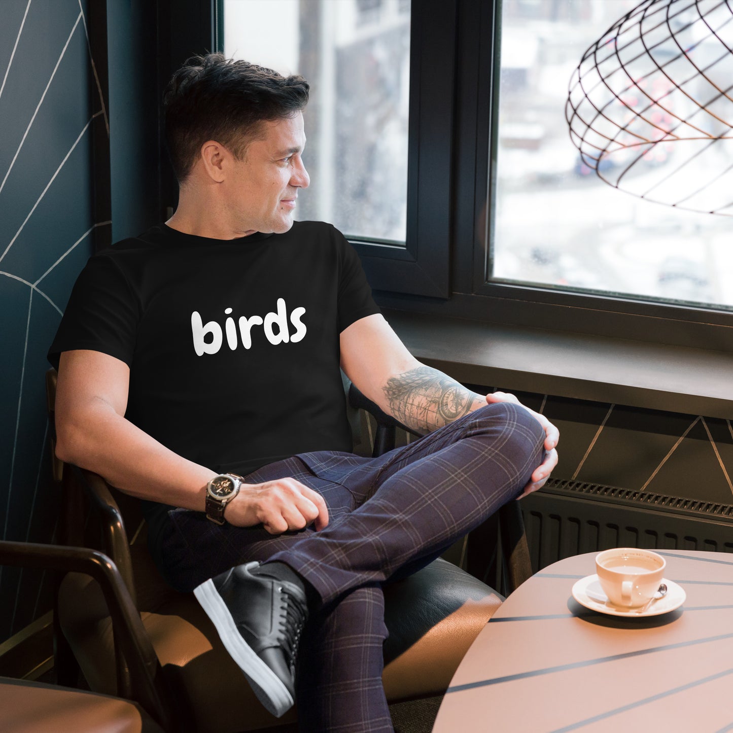 Birds Men's premium cotton t-shirt