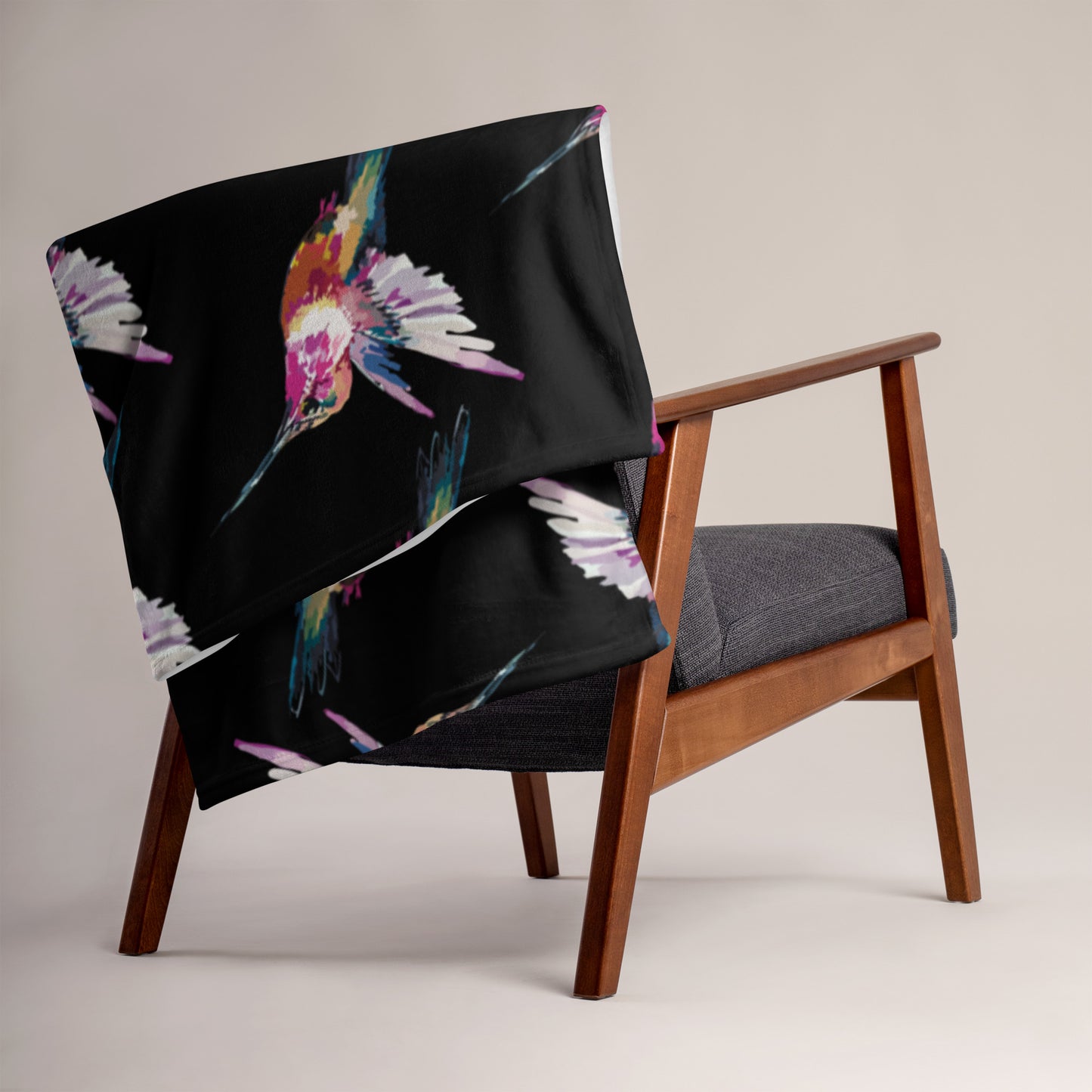 Hummingbird Throw Blanket