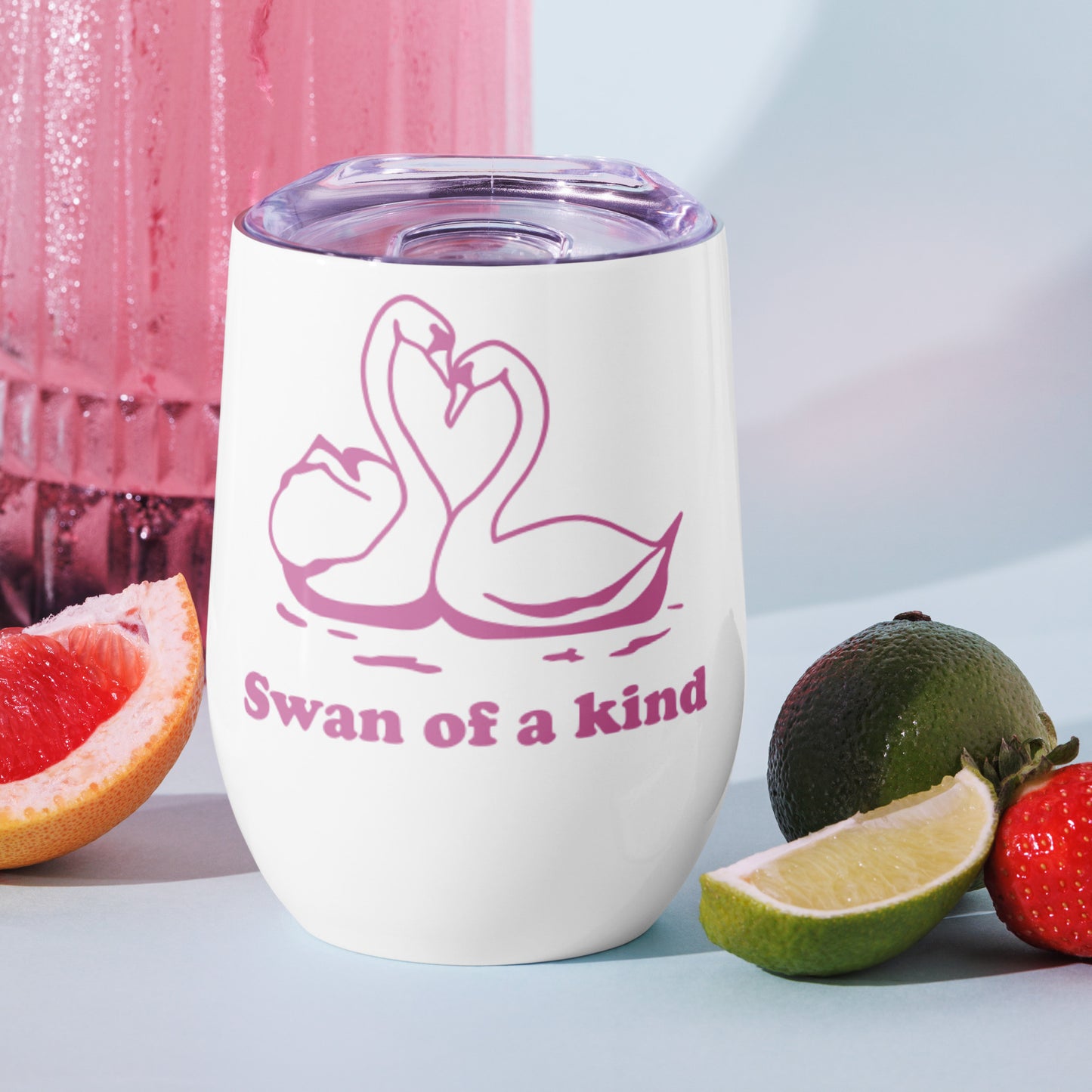 Swan Bird Wine tumbler