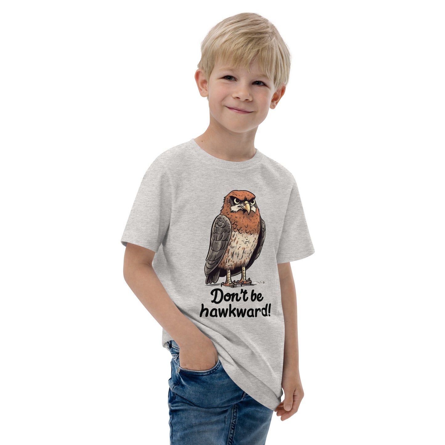 Don't Be Hawkward Hawk Bird Youth jersey t-shirt