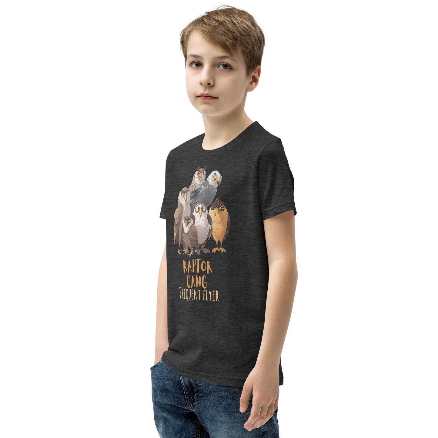 Raptor Gang Birds Youth Short Sleeve T-Shirt