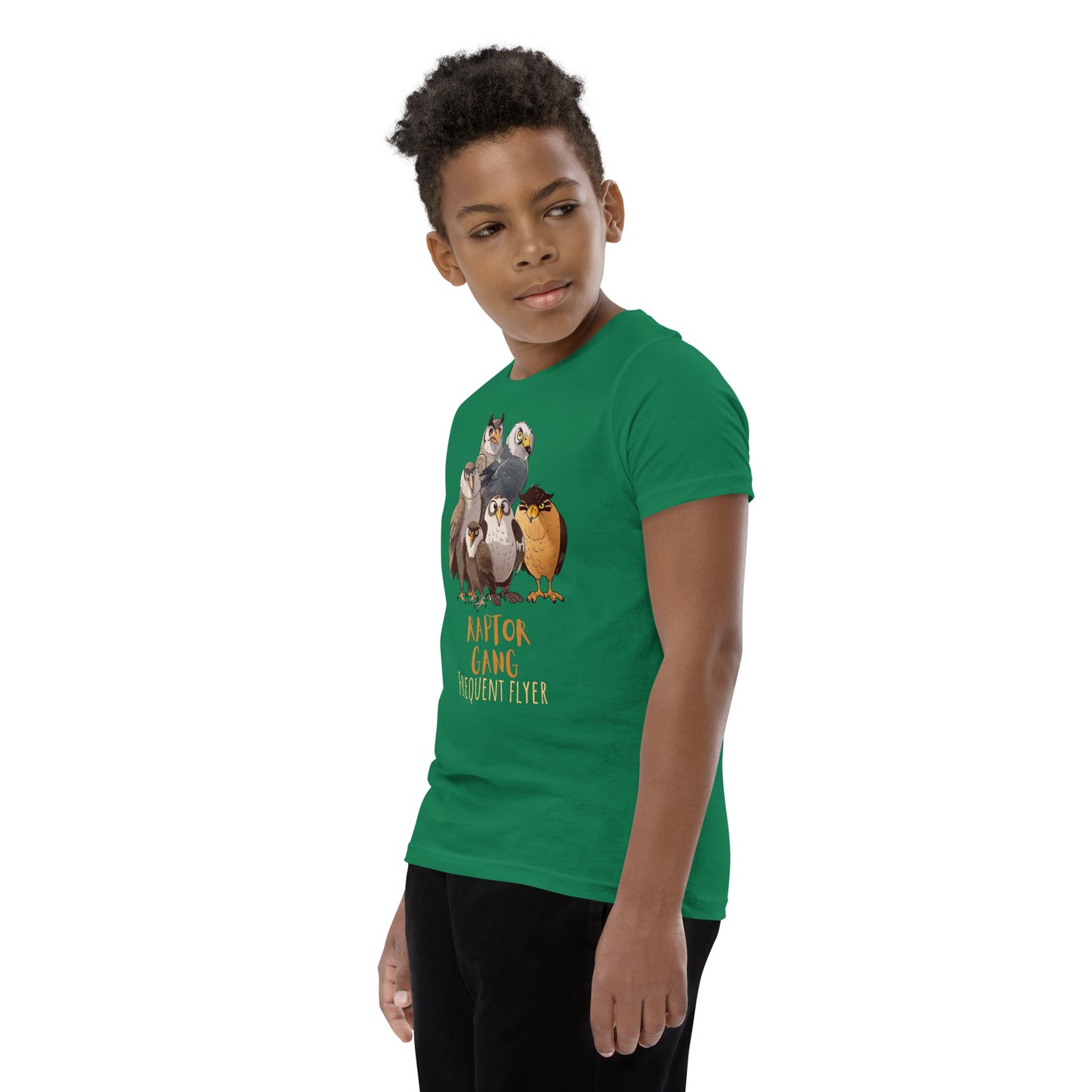 Raptor Gang Birds Youth Short Sleeve T-Shirt