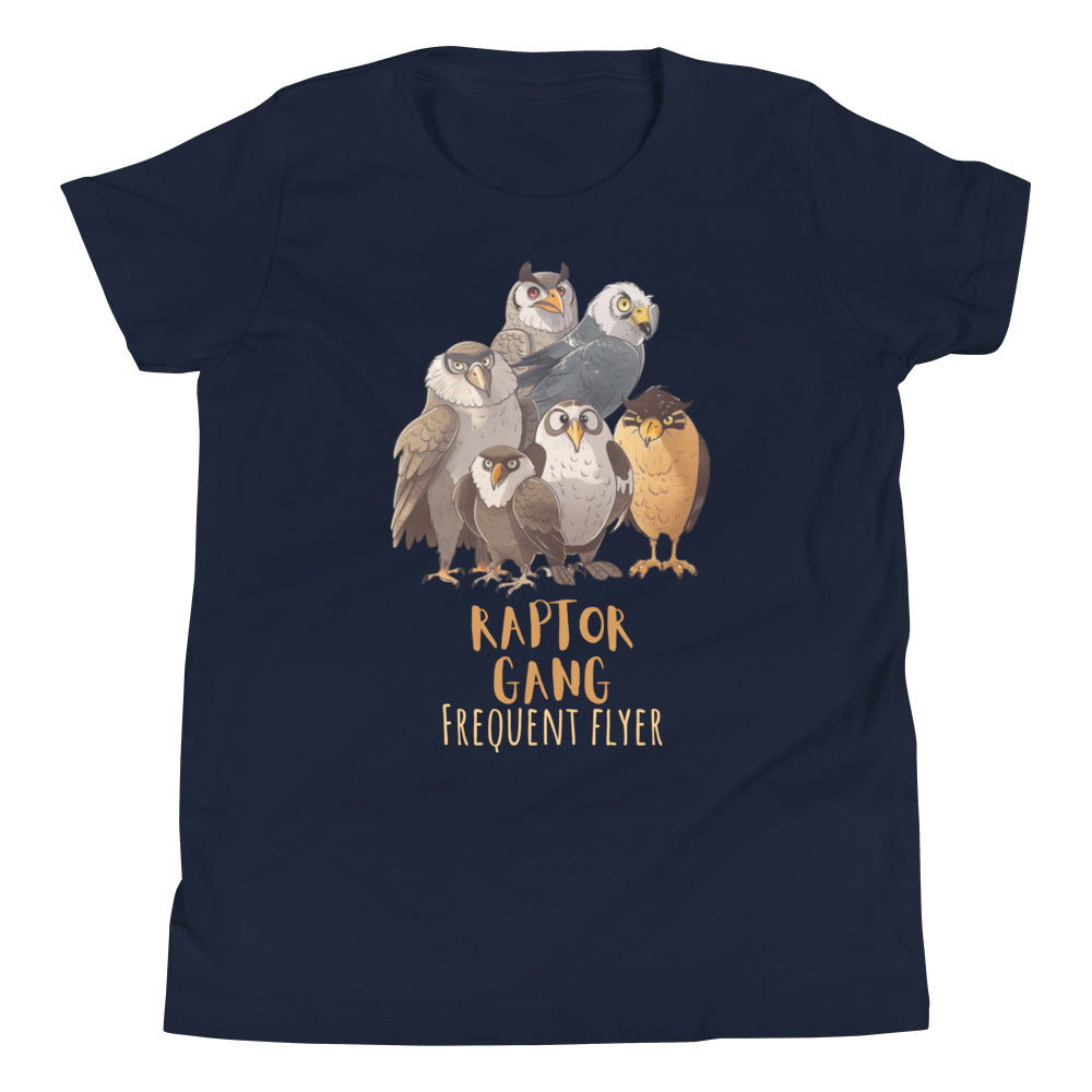 Raptor Gang Birds Youth Short Sleeve T-Shirt