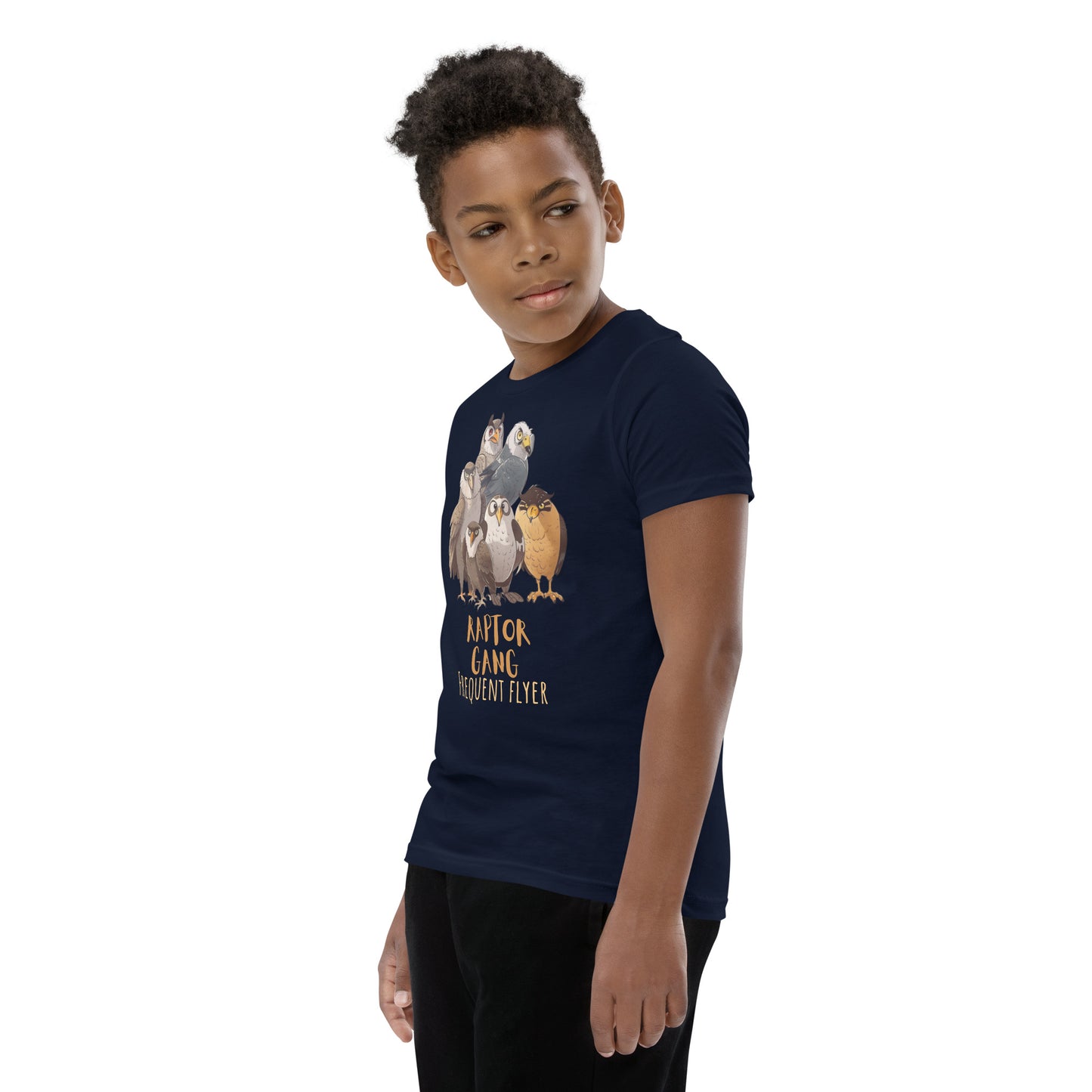 Raptor Gang Birds Youth Short Sleeve T-Shirt